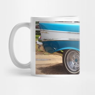 Chevrolet Blue and White Classic Bel Air Muscle Car Mug